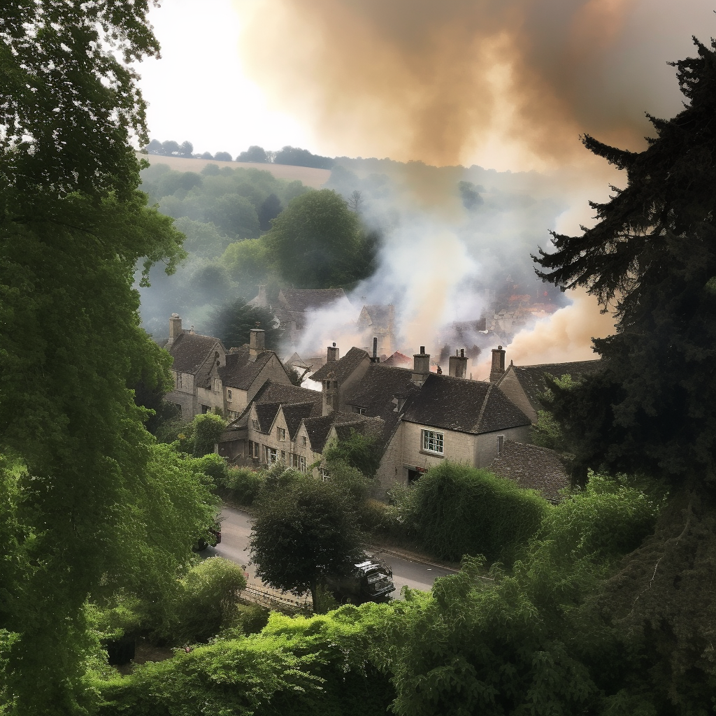 Požár v Littleportu Littleport